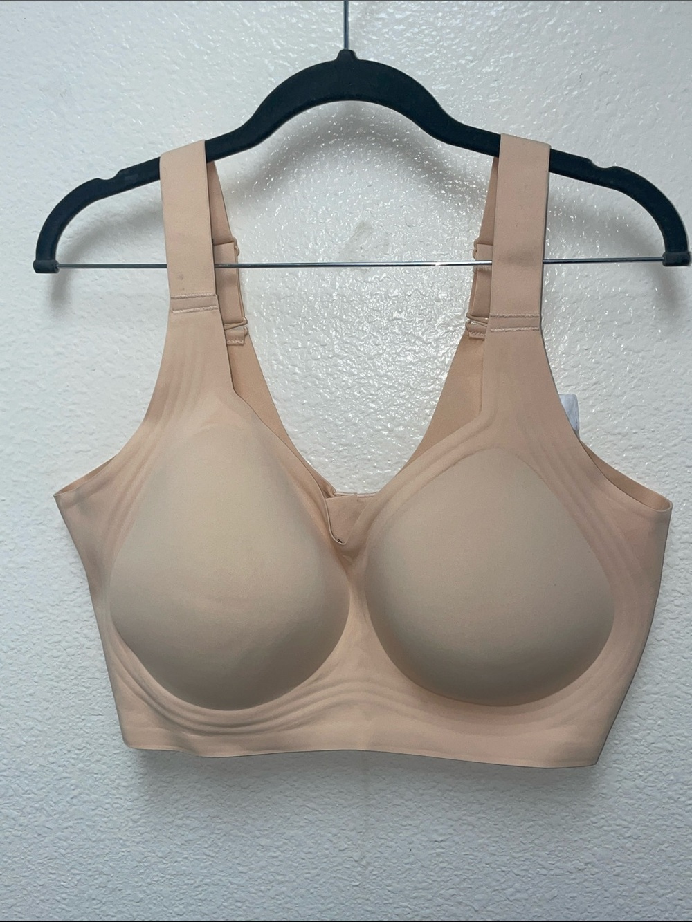 FORLEST 4XL + Seamless Nude Light Support Wireless Bra NWT Support Your Comfort